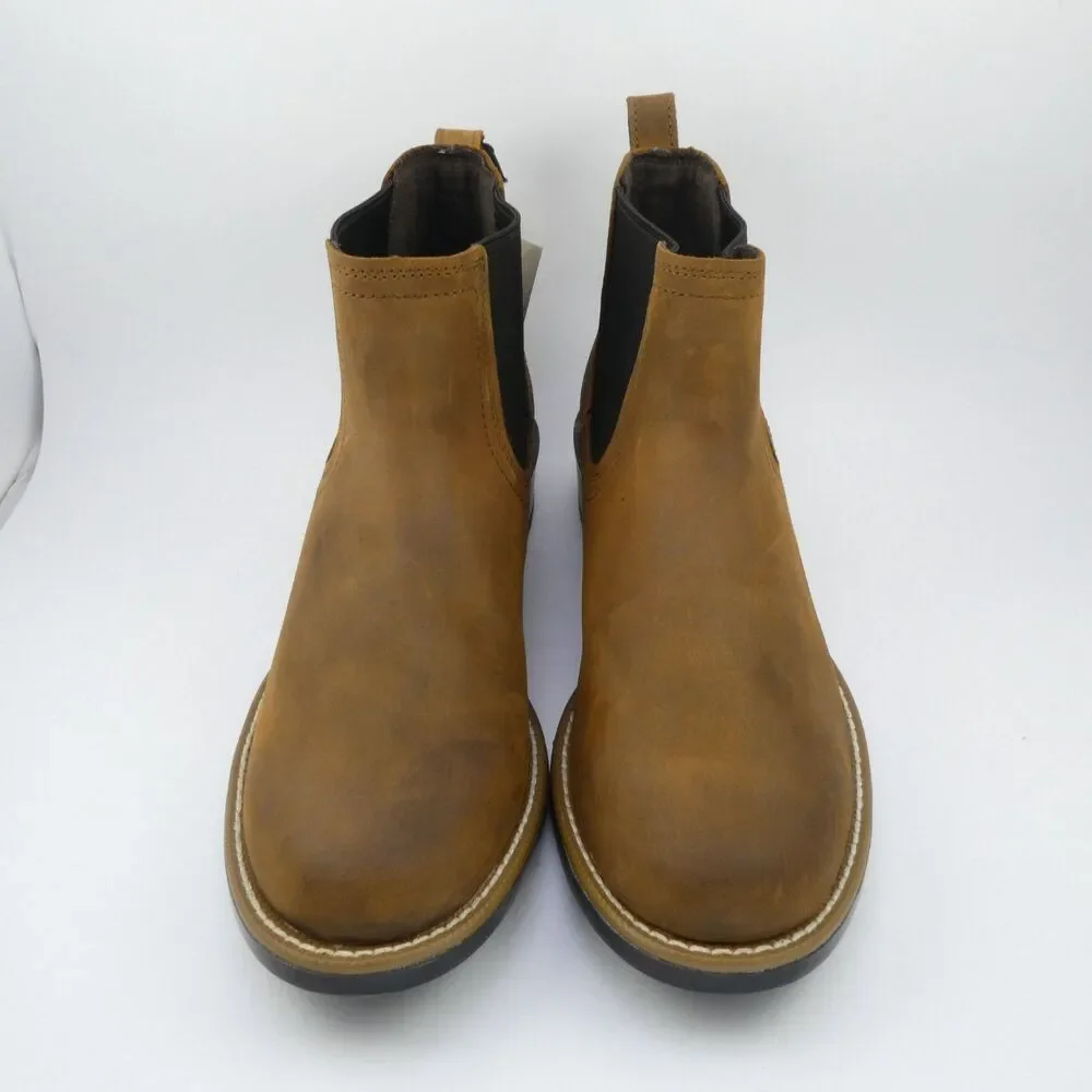 Ariat Men's 9.5 Booker Ultra Distressed leather Brown Round Toe Boots 10040374